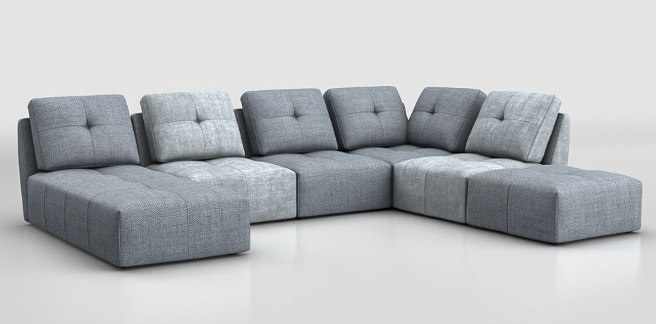 Cavarelli - large corner sofa sectional sofa